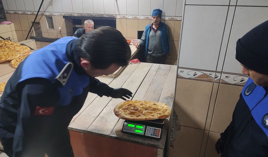 Bayburt’ta fırınlara hijyen ve gramaj denetimi