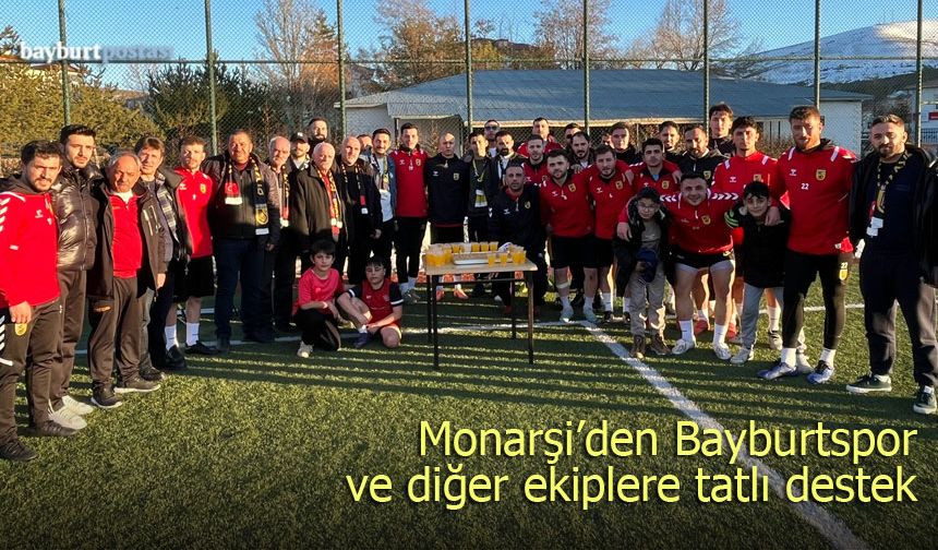 Bayburtspor’un Yeni Taraftar Grubu Monarşi’den Takımlara Moral Ziyareti