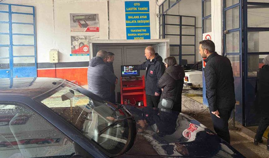 Bayburt’ta egzoz gazı emisyon ölçüm istasyonlarına denetleme