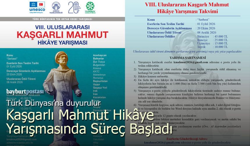 Türk Dünyası Kaşgarlı Mahmut Hikâye Yarışması'nda Süreç Başladı