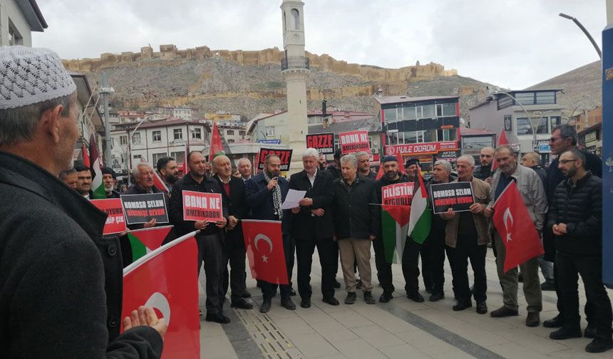 Bayburt'ta İsrail ve ABD Politikalarına Sert Tepki!