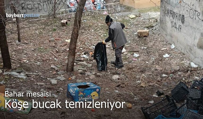 Bayburt’ta Bahar Mesaisi: Köşe Bucak Temizleniyor
