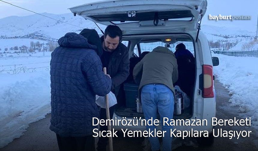 Demirözü’nde Ramazan Bereketi: Sıcak Yemekler Kapılara Ulaşıyor