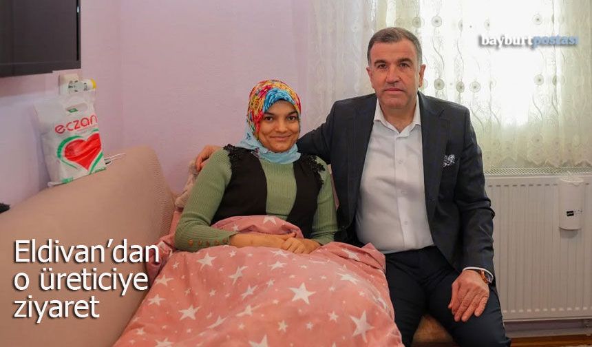 Ev Ekonomisine Katkı Sağlayan Kübra Bildi’ye Vali Mustafa Eldivan'dan Ziyaret