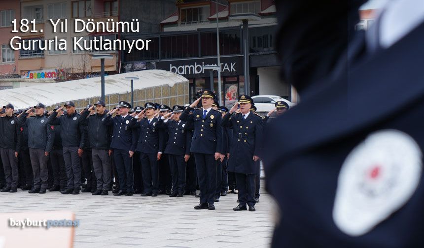 Bayburt'ta Polis Haftası kutlanıyor