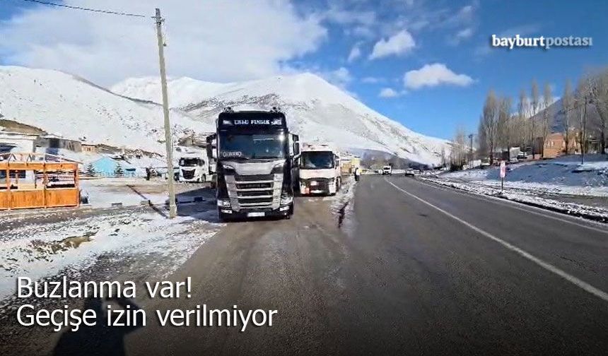 Kop Dağı’nda buzlanma: Ağır tonajlı araçların geçişine izin verilmiyor