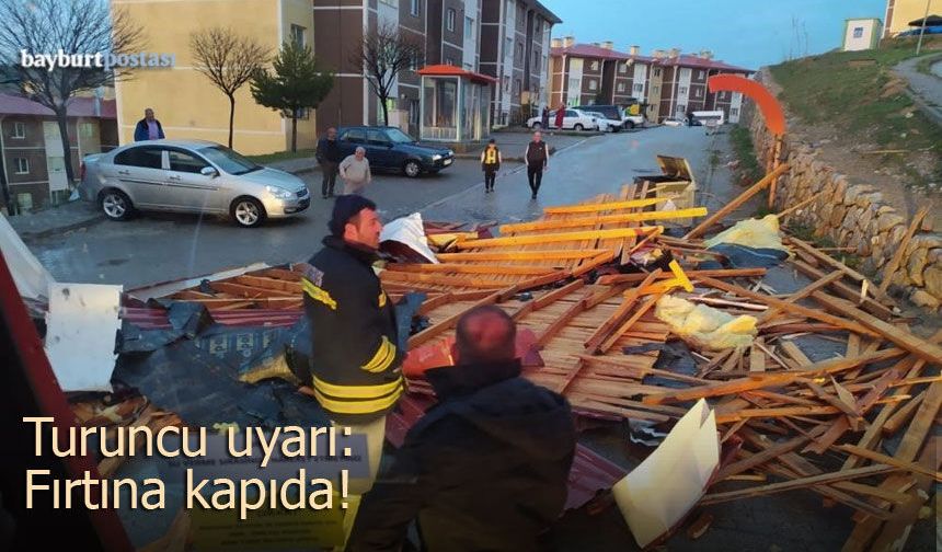 Meteoroloji’den Bayburt ve Çevre İller İçin "Turuncu" Uyarı: Fırtına Kapıda!
