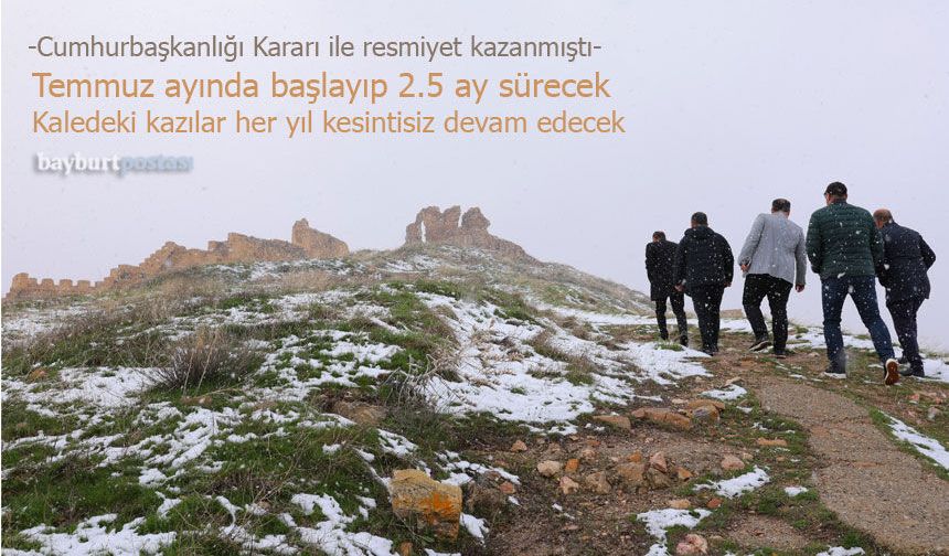 Bayburt Kalesi’nde Yeni Dönem: Arkeolojik Kazılar Temmuzda Başlıyor