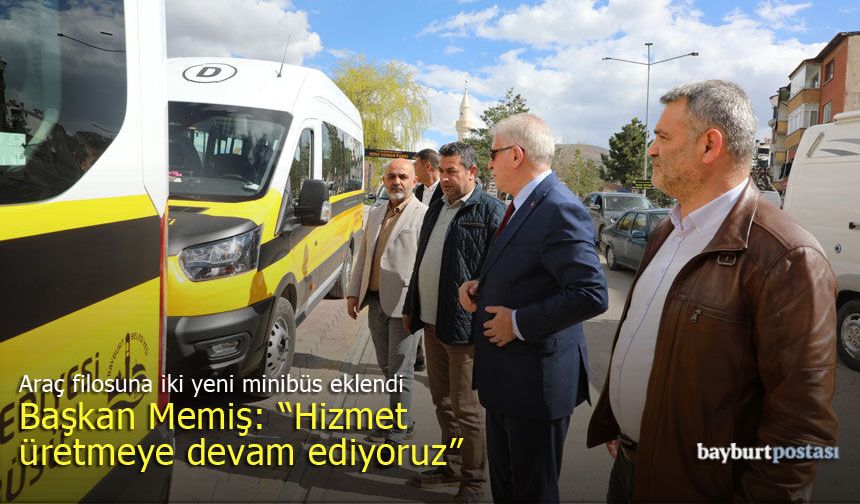 Bayburt Belediyesi Ulaşım Filosunu Güçlendiriyor: 2 Yeni Minibüs Hizmete Girdi