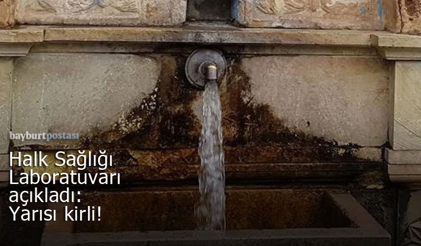 Bayburt’ta Çeşme Suyu Analizleri Açıklandı: Yarısı Temiz, Yarısı Kirli!