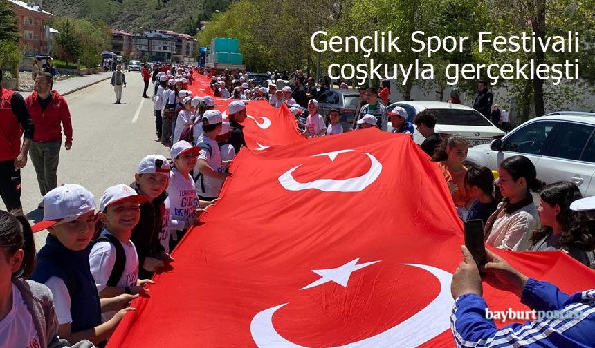 Bayburt’ta Gençlik Spor Festivali Coşkuyla Gerçekleşti