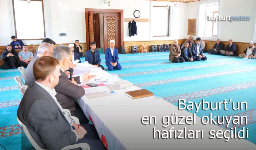 Bayburt’un En Güzel Okuyan Hafızları Seçildi