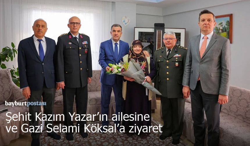 Şehit Kazım Yazar’ın Ailesine ve Gazi Selami Köksal’a Bayram Ziyaretleri
