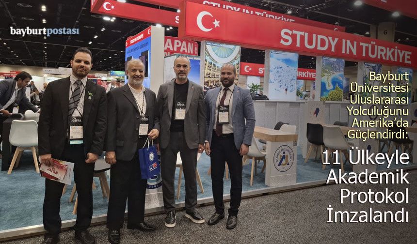 Bayburt Üniversitesi Uluslararasılaşma Yolculuğunu Amerika’da Güçlendirdi