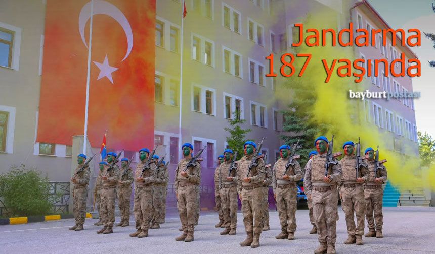 Jandarma Teşkilatının 187. Kuruluş Yıl Dönümü Bayburt'ta Kutlandı