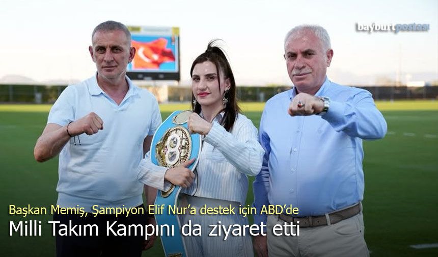 Başkan Mete Memiş, Elif Nur Turhan’a Destek İçin ABD'de