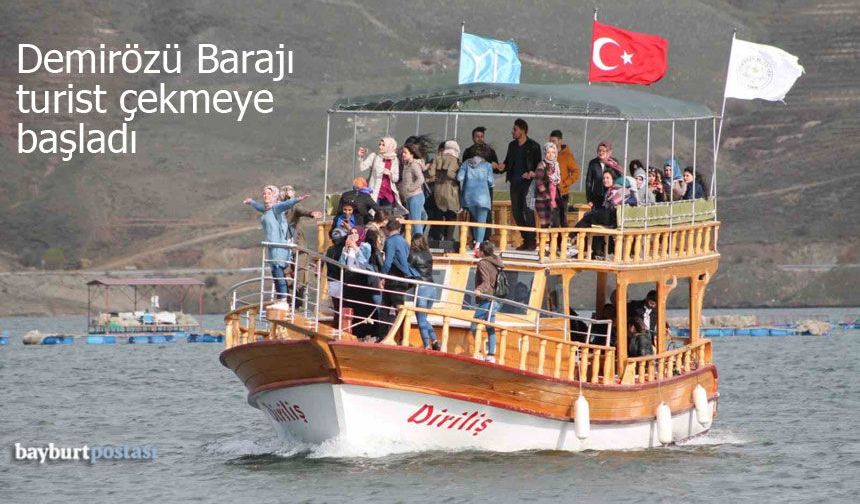 Demirözü Barajı turist çekmeye başladı