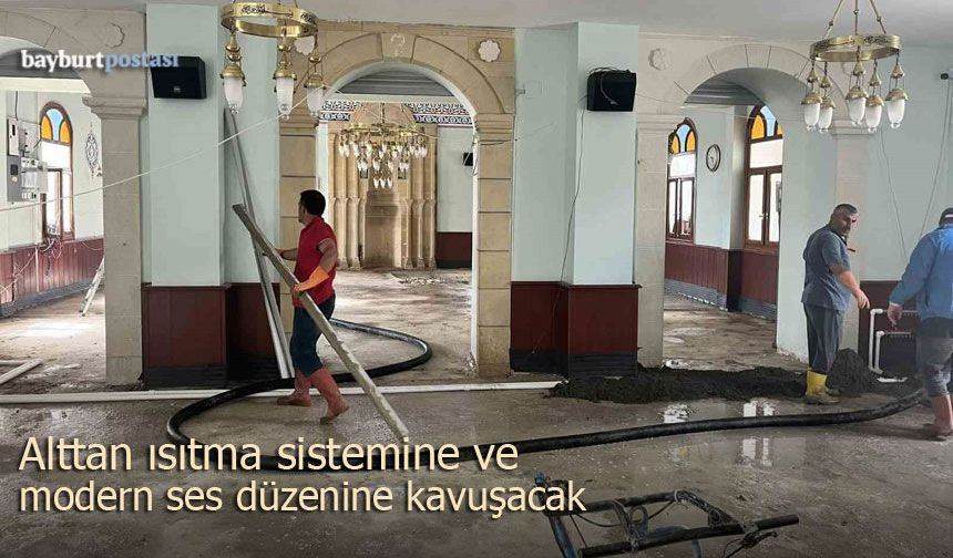 Gökçedere Merkez Camii’ne Alttan Isıtma Sistemi ve Modern Ses Düzeni