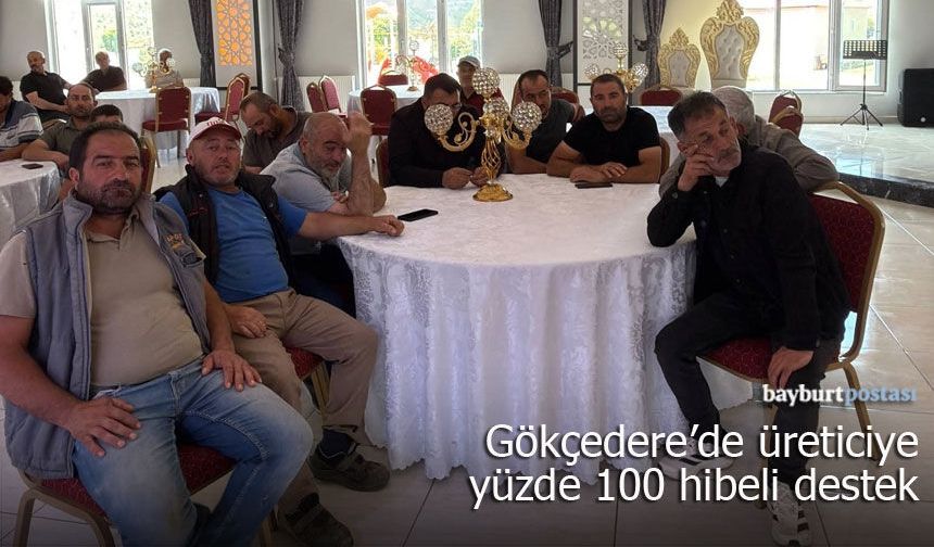 Göçkedere'de Üreticiye %100 Hibeli Ekipman Desteği