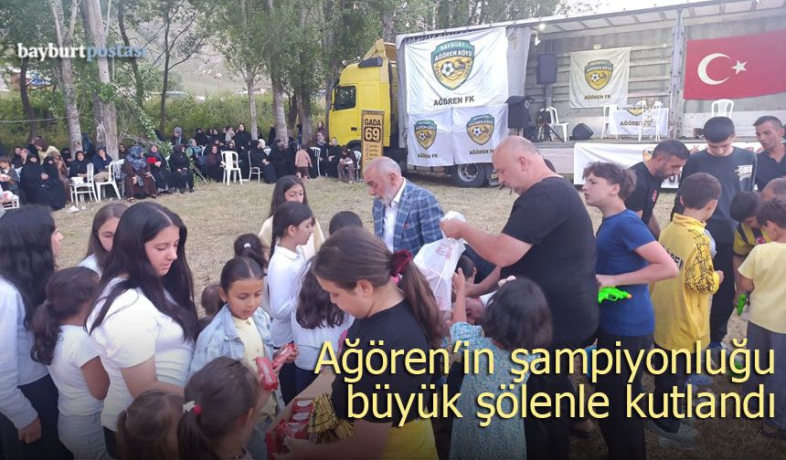 Yeşil Sahadan Köy Meydanına: Ağörenspor’un Şampiyonluğu Şenlikle Kutlandı
