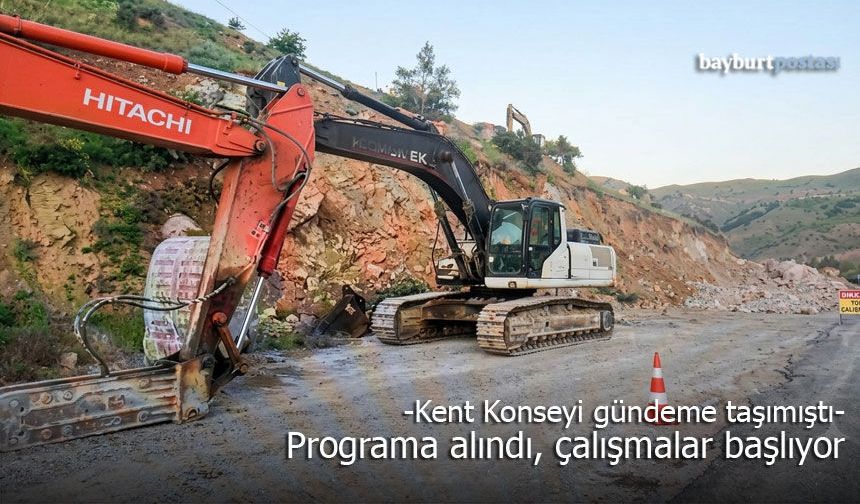 Bayburt Kent Konseyi istedi, programa alındı: O yol tamamlanacak
