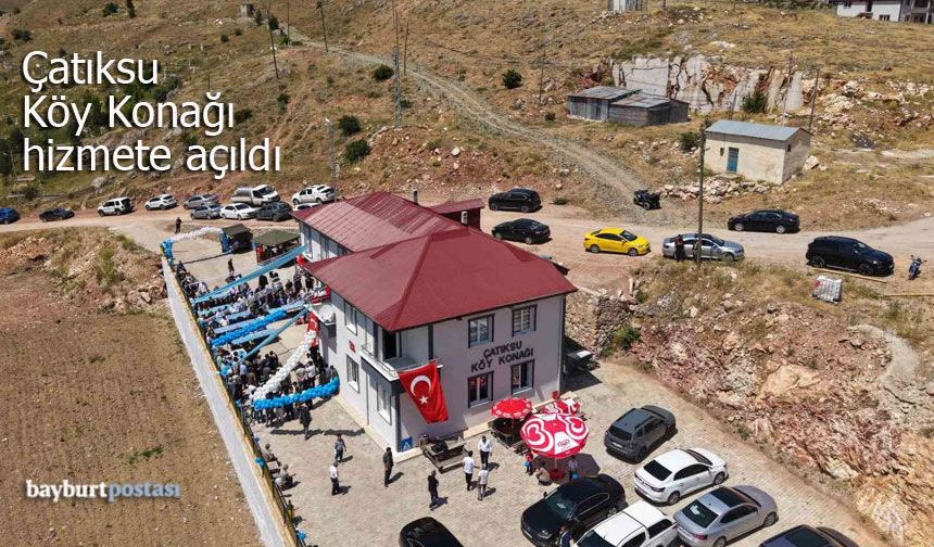 Çatıksu Köy Konağı düzenlenen törenle hizmete açıldı