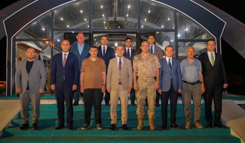 Bayburt İl Jandarma Komutanı Fatih Aslan veda ediyor