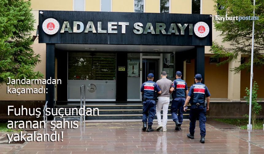 Bayburt'ta Jandarmadan kaçamadı: Kesinleşmiş hapis cezası bulunan M.A. yakalandı