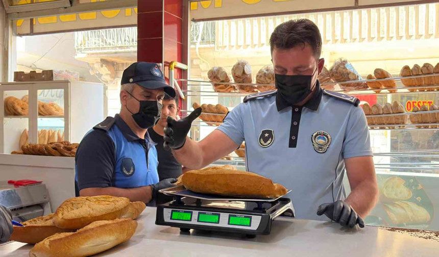 Bayburt'ta fırınlarda hijyen ve gramaj denetimleri