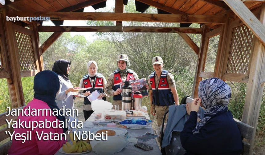 Jandarmadan Yakupabdal’da "Yeşil Vatan" Nöbeti
