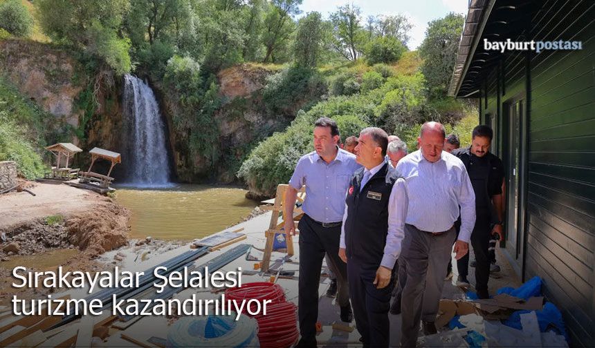 Sırakayalar Şelalesi yeni yüzüyle turizme kazandırılıyor
