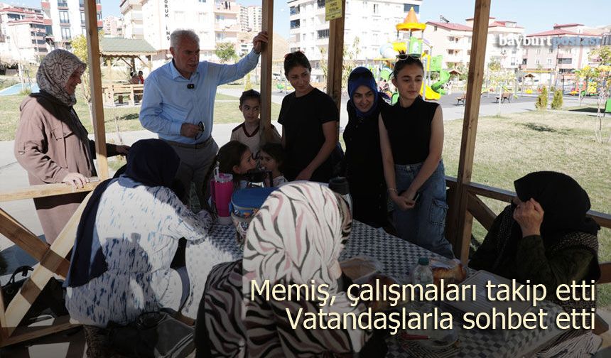 Başkan Memiş'ten Şingah Parkı ve şehir yatırımlarına yakın takip