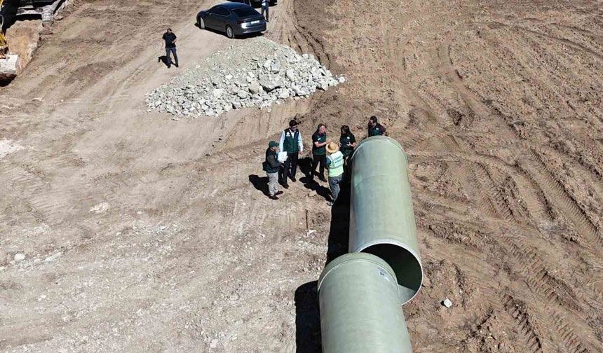Bayburt’ta tarım arazilerini suya kavuşturacak projede son durum incelendi