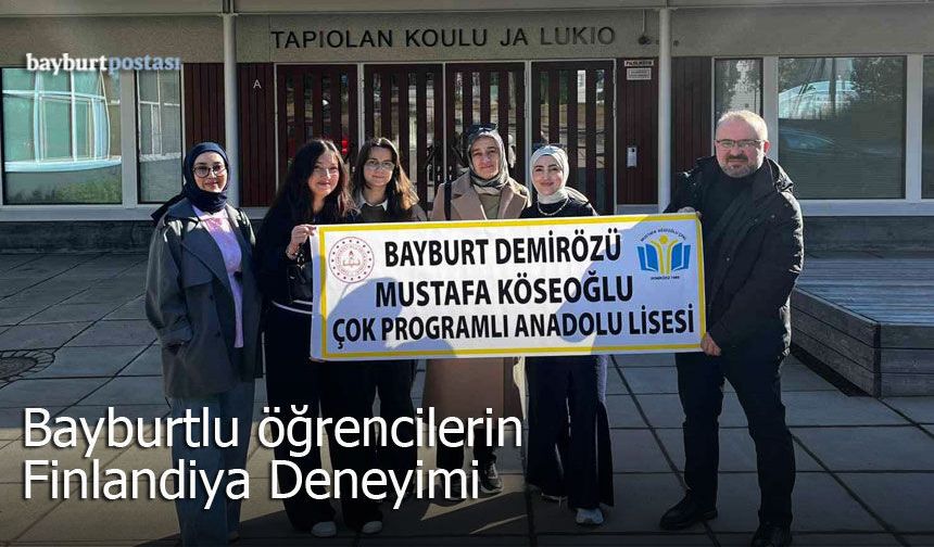 Bayburtlu öğrencilerin Finlandiya’da Erasmus+ Deneyimi