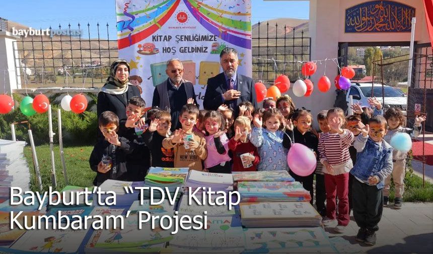 Bayburt’ta ‘TDV Kitap Kumbaram’ Projesi