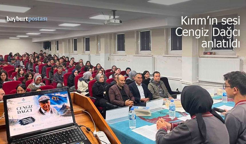 Milli İrade Anadolu Lisesi'nde Kırım’ın Sesi Cengiz Dağcı’yı Anlattı