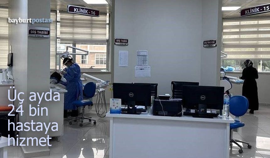 Bayburt ADSM’de üç ayda 24 binden fazla hastaya hizmet