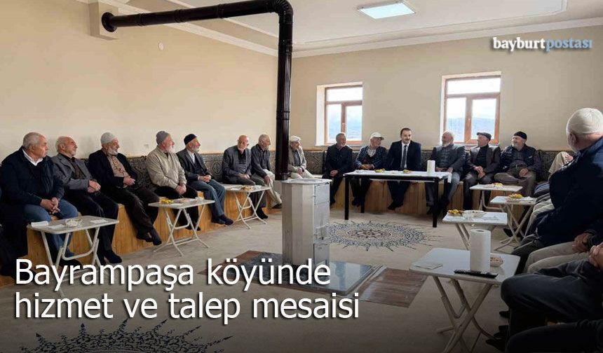 Bayrampaşa köyünde hizmet ve talep mesaisi